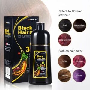 Black Hair Dye Shampoo